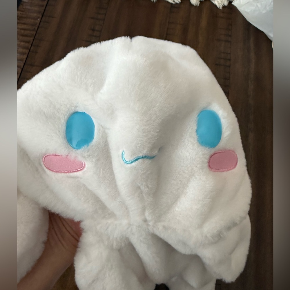 Sanrio Build a Bear Cinnamoroll Plush Unstuffed Hello Kitty White Bunny 17" New - Picture 5 of 9